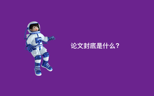 论文封底是什么?